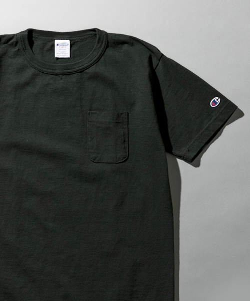 Champion（チャンピオン）の「【Champion/チャンピオン】MENS カットソー（Tシャツ/カットソー・メンズ・グレー/ブラック/ホワイト・MEDIUM/SMALL/LARGE）」の2枚目の写真