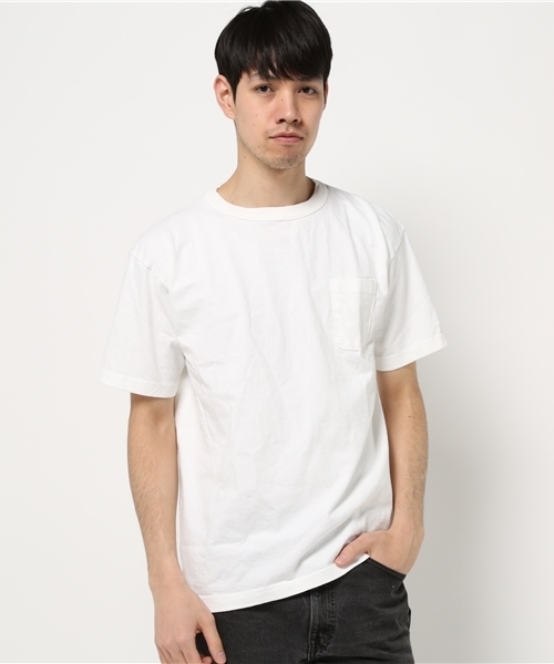 Champion（チャンピオン）の「【Champion/チャンピオン】MENS カットソー（Tシャツ/カットソー・メンズ・グレー/ブラック/ホワイト・MEDIUM/SMALL/LARGE）」の4枚目の写真