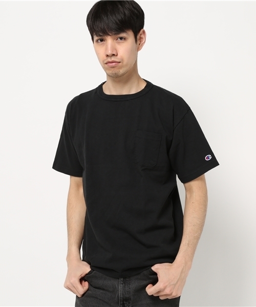 Champion（チャンピオン）の「【Champion/チャンピオン】MENS カットソー（Tシャツ/カットソー・メンズ・グレー/ブラック/ホワイト・MEDIUM/SMALL/LARGE）」の5枚目の写真