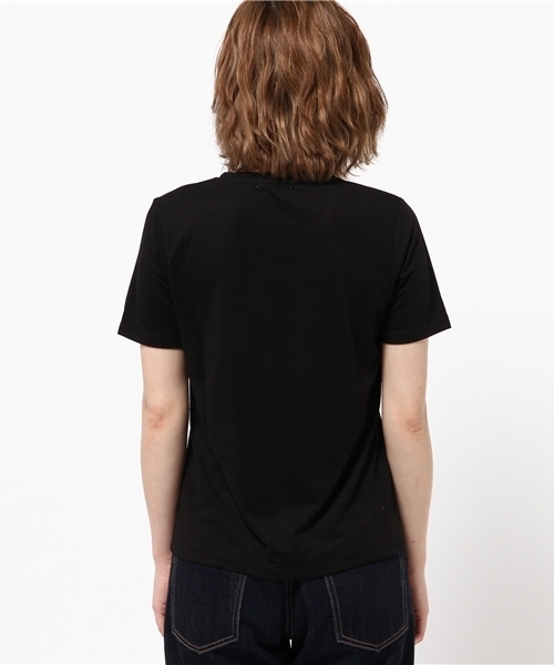 earth music&ecology（アースミュージックアンドエコロジー）の「ＶネックベーシックＴシャツ（Tシャツ/カットソー・レディース・ベージュ/ネイビー/ブラック/カーキ/ブルー/レッド・SMALL/MEDIUM）」の9枚目の写真