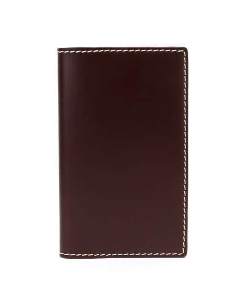  MAKE UP（メイクアップ）の「【MAKE UP】 レザーデートブックカバー（その他小物・メンズ・ブラウン/レッド/ライトブラウン・FREE）」の2枚目の写真