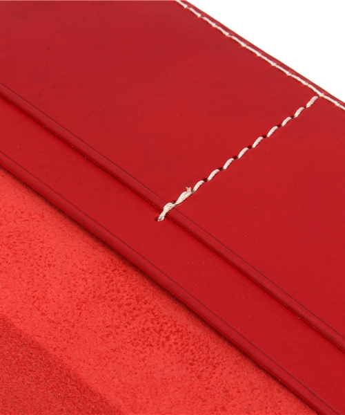  MAKE UP（メイクアップ）の「【MAKE UP】 レザーデートブックカバー（その他小物・メンズ・ブラウン/レッド/ライトブラウン・FREE）」の9枚目の写真