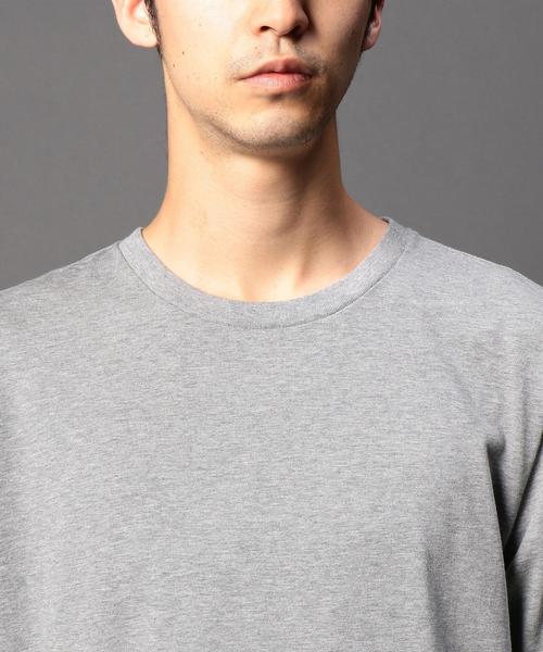 MONKEY TIME（モンキータイム）の「＜monkey time＞ 30テンジク ロング ショートスリーブ Tシャツ◆（Tシャツ/カットソー・メンズ・ホワイト/グレー・SMALL/X-LARGE/LARGE/MEDIUM）」の10枚目の写真