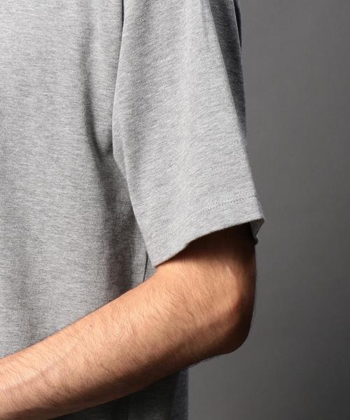 MONKEY TIME（モンキータイム）の「＜monkey time＞ 30テンジク ロング ショートスリーブ Tシャツ◆（Tシャツ/カットソー・メンズ・ホワイト/グレー・SMALL/X-LARGE/LARGE/MEDIUM）」の11枚目の写真