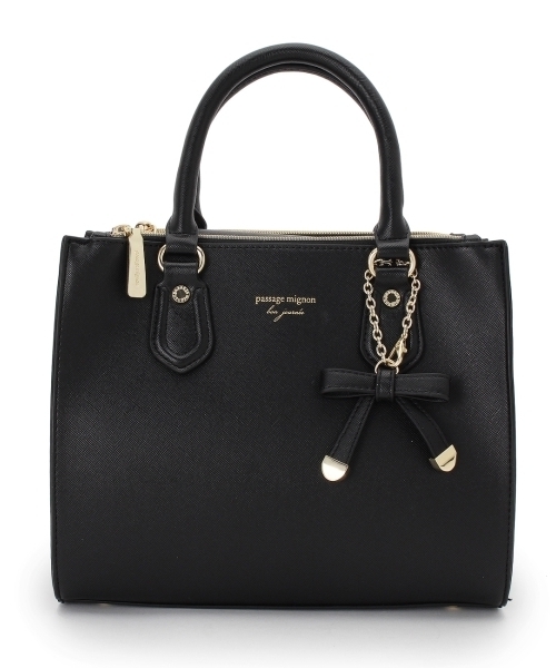 Passage Mignon Flaneur パサージュミニョンフラヌール の 2wayリボン付きミニボストンバッグ ボストンバッグ Wear