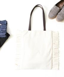 coen | ラッフルフリルトート(トートバッグ)