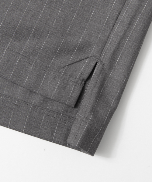 SENSE OF PLACE by URBAN RESEARCH(センスオブプレイスバイアーバンリサーチ)の「ストライプボリュームプルオーバーシャツ(シャツ/ブラウス・メンズ・グレー/ブラック・LARGE/MEDIUM)」の14枚目の写真