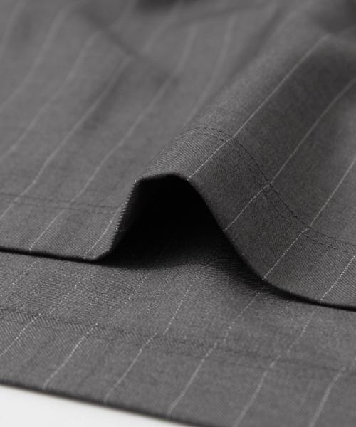 SENSE OF PLACE by URBAN RESEARCH(センスオブプレイスバイアーバンリサーチ)の「ストライプボリュームプルオーバーシャツ(シャツ/ブラウス・メンズ・グレー/ブラック・LARGE/MEDIUM)」の15枚目の写真