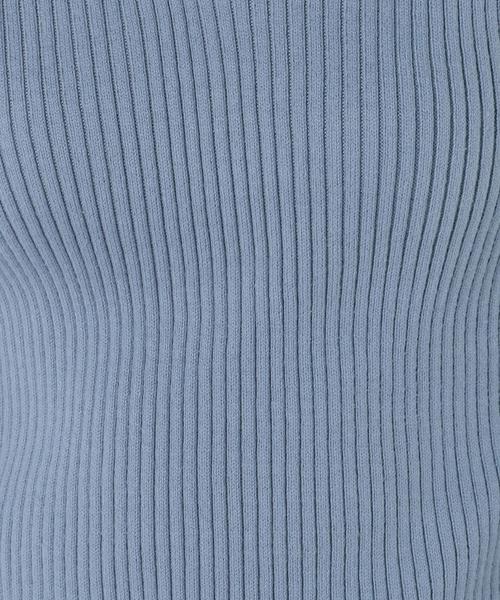 Another Edition(アナザーエディション)の「断ち切りVネックロングスリーブプルオーバー/AEBFC タチキリ V/N LSL PO◆(Tシャツ/カットソー・レディース・ホワイト/ブラウン/ライトブルー・FREE)」の11枚目の写真