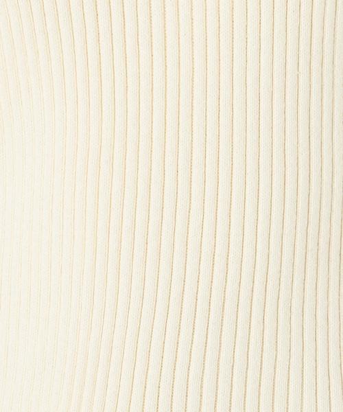 Another Edition(アナザーエディション)の「断ち切りVネックロングスリーブプルオーバー/AEBFC タチキリ V/N LSL PO◆(Tシャツ/カットソー・レディース・ホワイト/ブラウン/ライトブルー・FREE)」の13枚目の写真