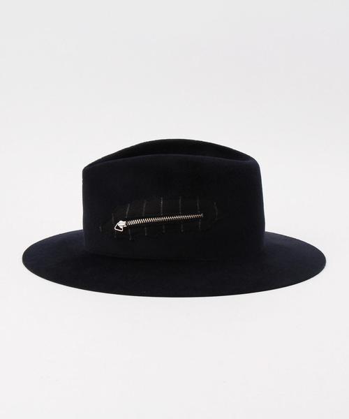 LAROSE PARIS（ラロースパリ）の「LAROSE PARIS（ラロース パリ) EX FEDORA HAT ◆（ハット・メンズ・ネイビー・SMALL/MEDIUM/LARGE）」の2枚目の写真