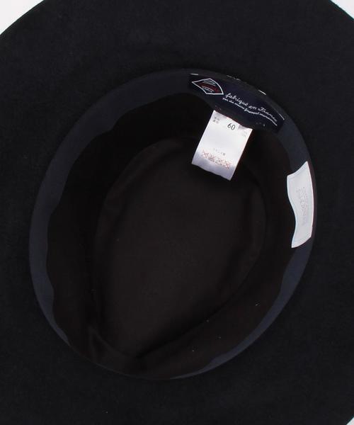 LAROSE PARIS（ラロースパリ）の「LAROSE PARIS（ラロース パリ) EX FEDORA HAT ◆（ハット・メンズ・ネイビー・SMALL/MEDIUM/LARGE）」の6枚目の写真