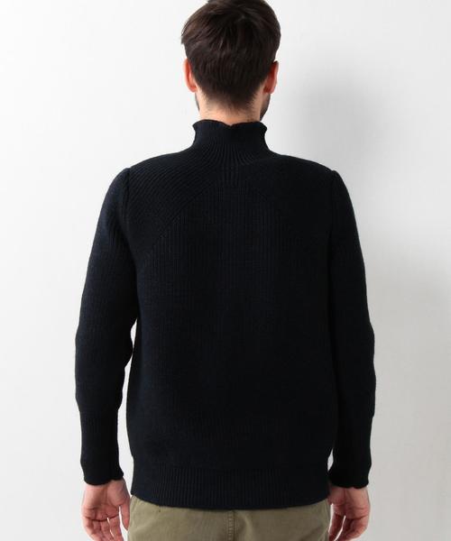 BATONER（バトナー）の「＜BATONER（バトナー）＞ AZE BIAS TTL（ニット/セーター・メンズ・ダークブラウン/ネイビー・1/2/3）」の10枚目の写真