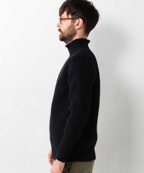 BATONER（バトナー）の「＜BATONER（バトナー）＞ AZE BIAS TTL（ニット/セーター・メンズ・ダークブラウン/ネイビー・1/2/3）」の12枚目の写真