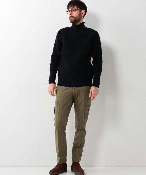 BATONER（バトナー）の「＜BATONER（バトナー）＞ AZE BIAS TTL（ニット/セーター・メンズ・ダークブラウン/ネイビー・1/2/3）」の13枚目の写真