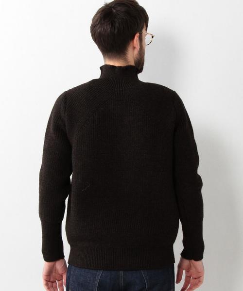 BATONER（バトナー）の「＜BATONER（バトナー）＞ AZE BIAS TTL（ニット/セーター・メンズ・ダークブラウン/ネイビー・1/2/3）」の8枚目の写真