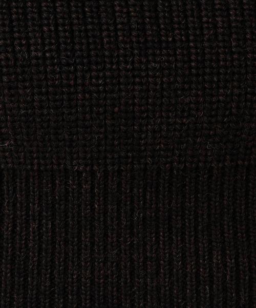 BATONER（バトナー）の「＜BATONER（バトナー）＞ AZE BIAS TTL（ニット/セーター・メンズ・ダークブラウン/ネイビー・1/2/3）」の9枚目の写真