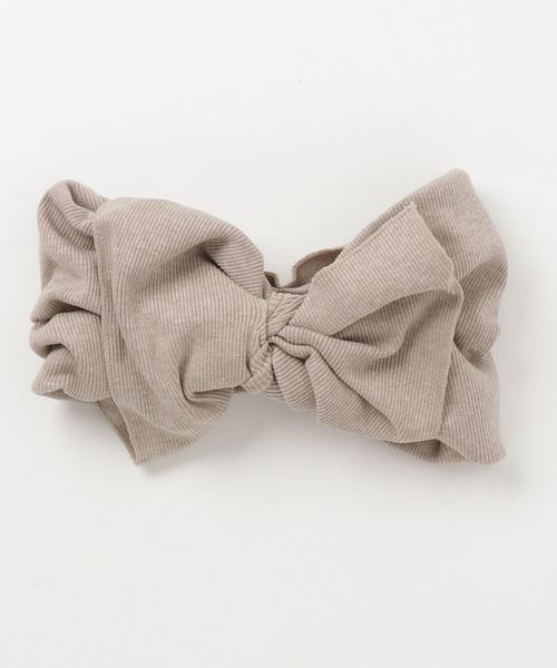 Three Four Time(スリーフォータイム)の「リブカットソーBIGリボンターバン(ヘアバンド・レディース・アイボリー/ブラック/カーキ/グレー/ピンク/ダークグリーン/ダークグレー/グリーン/レッド/ブルー/ベージュ/パープル/ネイビー/ワインレッド/グリーン系その他/ブラウン・FREE)」の19枚目の写真