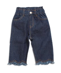 apres les cours | 裾スカラップデニムパンツ 7分丈(デニムパンツ)