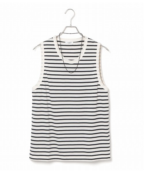 JUNRED(ジュンレッド)の「ナノファインベーシックタンクトップ(タンクトップ・メンズ・ホワイト/ホワイト系その他/ブルー系その他/グレー・L/M/S)」の2枚目の写真