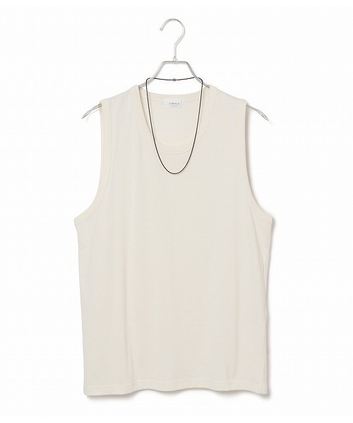 JUNRED(ジュンレッド)の「ナノファインベーシックタンクトップ(タンクトップ・メンズ・ホワイト/ホワイト系その他/ブルー系その他/グレー・L/M/S)」の1枚目の写真