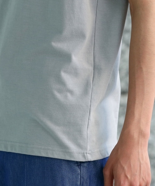 JUNRED(ジュンレッド)の「ナノファインベーシックタンクトップ(タンクトップ・メンズ・ホワイト/ホワイト系その他/ブルー系その他/グレー・L/M/S)」の8枚目の写真