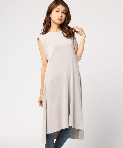 PEGGY LANA(ペギーラナ)の「Side Cross OP(ワンピース・レディース・イエロー/ネイビー/ライトグレー・FREE)」の12枚目の写真