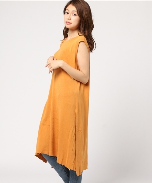 PEGGY LANA(ペギーラナ)の「Side Cross OP(ワンピース・レディース・イエロー/ネイビー/ライトグレー・FREE)」の10枚目の写真