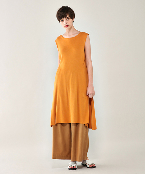 PEGGY LANA(ペギーラナ)の「Side Cross OP(ワンピース・レディース・イエロー/ネイビー/ライトグレー・FREE)」の14枚目の写真