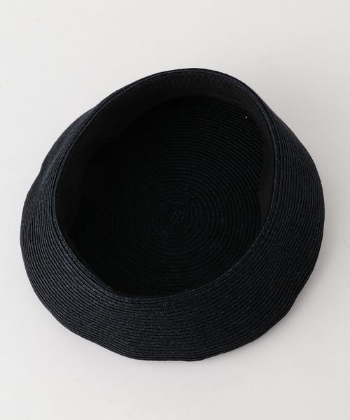 BEAUTY&YOUTH UNITED ARROWS(ビューティーアンドユースユナイテッドアローズ)の「BY ペーパーブレード ベレー ◆(ハンチング/ベレー帽・レディース・ブラック/ベージュ・FREE)」の6枚目の写真