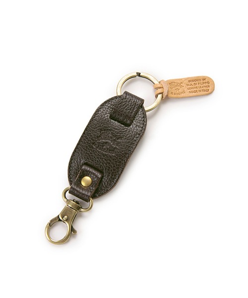 IL BISONTE(イルビゾンテ)の「IL BISONTE / ORIGINAL LEATHER / KEY HOLDER(キーホルダー・レディース・レンガ/オレンジ/ナチュラル/ライトブラウン/グレー/レッド/ダークブラウン/ブラック/グリーン/ネイビー/オリーブ/ホワイト・FREE)」の5枚目の写真