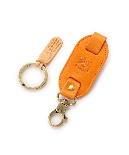 IL BISONTE(イルビゾンテ)の「IL BISONTE / ORIGINAL LEATHER / KEY HOLDER(キーホルダー・レディース・レンガ/オレンジ/ナチュラル/ライトブラウン/グレー/レッド/ダークブラウン/ブラック/グリーン/ネイビー/オリーブ/ホワイト・FREE)」の17枚目の写真