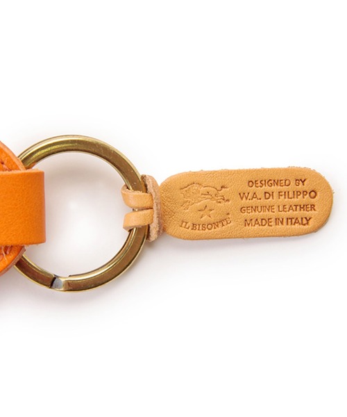 IL BISONTE(イルビゾンテ)の「IL BISONTE / ORIGINAL LEATHER / KEY HOLDER(キーホルダー・レディース・レンガ/オレンジ/ナチュラル/ライトブラウン/グレー/レッド/ダークブラウン/ブラック/グリーン/ネイビー/オリーブ/ホワイト・FREE)」の13枚目の写真