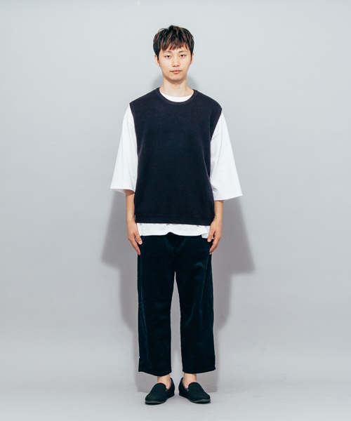 SENSE OF PLACE by URBAN RESEARCH（センスオブプレイスバイアーバンリサーチ）の「ニットベスト（ニット/セーター・メンズ・ネイビー/ブラウン・LARGE/MEDIUM）」の5枚目の写真