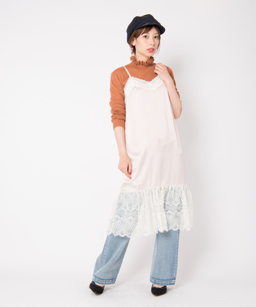 LAYMEE（レイミー）の「Vintage wide denim（デニムパンツ・レディース・インディゴブルー・L/M）」の13枚目の写真