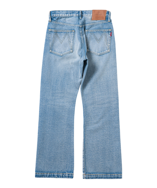 LAYMEE（レイミー）の「Vintage wide denim（デニムパンツ・レディース・インディゴブルー・L/M）」の6枚目の写真