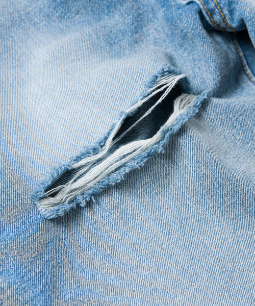 LAYMEE（レイミー）の「Vintage wide denim（デニムパンツ・レディース・インディゴブルー・L/M）」の9枚目の写真