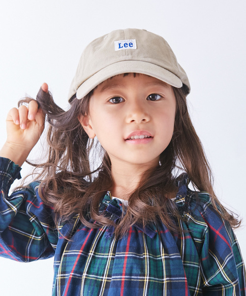 Lee（リー）の「【LEE】KIDS LOW CAP COTTON TWILL / 【リー】キッズ ロウ キャップ コットン ツイル オーバーライド（キャップ・キッズ・ワイン/ベージュ/ブラック/ホワイト/ネイビー/グリーン/ピンク/グレー/ブルー/オレンジ/オレンジ系その他/イエロー/レッド/カモフラージュ/グリーン系その他・53-55cm/FREE）」の4枚目の写真