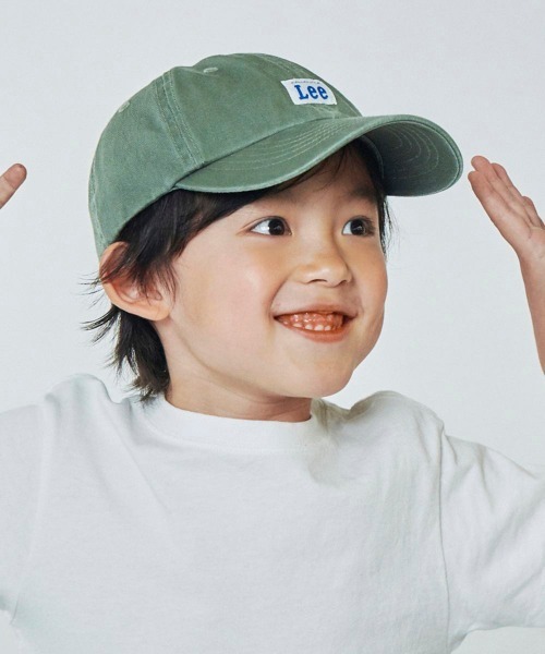Lee（リー）の「【LEE】KIDS LOW CAP COTTON TWILL / 【リー】キッズ ロウ キャップ コットン ツイル オーバーライド（キャップ・キッズ・ワイン/ベージュ/ブラック/ホワイト/ネイビー/グリーン/ピンク/グレー/ブルー/オレンジ/オレンジ系その他/イエロー/レッド/カモフラージュ/グリーン系その他・53-55cm/FREE）」の5枚目の写真