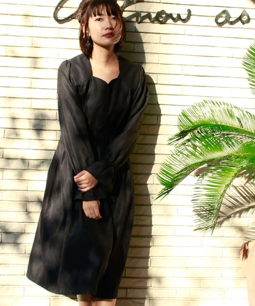 As Know As Pinky アズノゥアズピンキー の レトロチックハートop ワンピース ワンピース Wear As Know As Pinky アズノゥアズピンキー の レトロチックハートop ワンピース ワンピース Wear