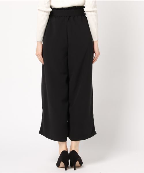 Honeys(ハニーズ)の「【ドット/水玉/無地】ラッピングウエストワイドパンツ(その他パンツ・レディース・ブラック系その他/ブルー系その他/ブラック/オレンジ・M/L/S)」の6枚目の写真