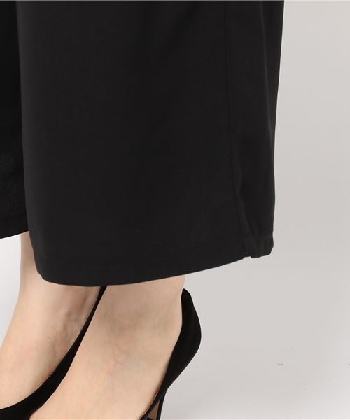 Honeys(ハニーズ)の「【ドット/水玉/無地】ラッピングウエストワイドパンツ(その他パンツ・レディース・ブラック系その他/ブルー系その他/ブラック/オレンジ・M/L/S)」の9枚目の写真