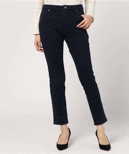 Honeys(ハニーズ)の「【あったか裏シャギー】カラースキニー70丈(その他パンツ・レディース・ネイビー/ブラック・M/L/S/LL)」の2枚目の写真