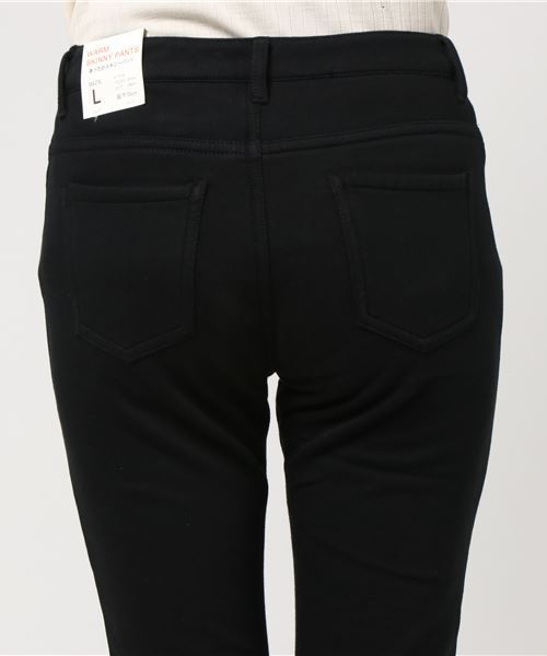Honeys(ハニーズ)の「【あったか裏シャギー】カラースキニー70丈(その他パンツ・レディース・ネイビー/ブラック・M/L/S/LL)」の3枚目の写真