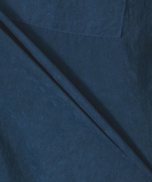 MYSELF ABAHOUSE（マイセルフアバハウス）の「【MYSELF ABAHOUSE】ネオスウェード ピーチ起毛 ノーカラー シャツ（シャツ/ブラウス・メンズ・ブルー/ベージュ/ライム/ネイビー/ピンクベージュ・44/46/48）」の9枚目の写真