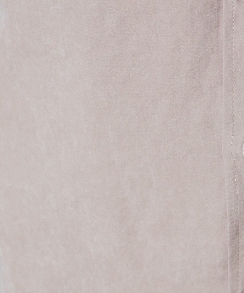 MYSELF ABAHOUSE（マイセルフアバハウス）の「【MYSELF ABAHOUSE】ネオスウェード ピーチ起毛 ノーカラー シャツ（シャツ/ブラウス・メンズ・ブルー/ベージュ/ライム/ネイビー/ピンクベージュ・44/46/48）」の13枚目の写真