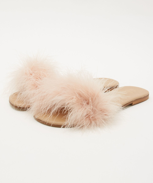 AMERICAN RAG CIE（アメリカンラグシー）の「CHIARA　キアラ　フェザーサンダル（サンダル・レディース・ベージュ/ライトブルー/ピンク/ブラック・36/38/37）」の9枚目の写真