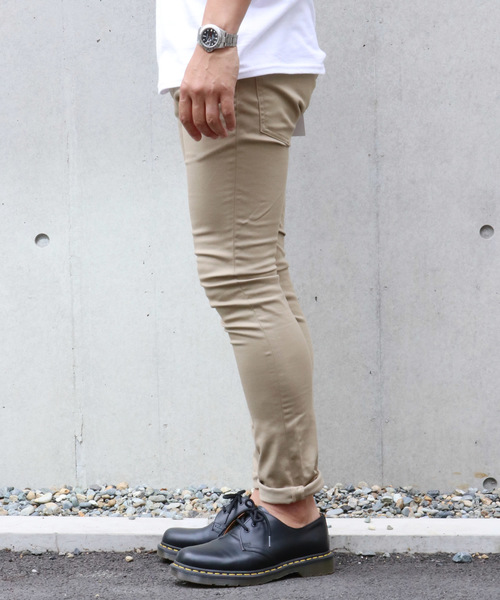 Dickies（ディッキーズ）の「Dickies/ディッキーズ TCツイル ストレッチ スリム パンツ（チノパンツ・メンズ・ベージュ/ブラック/チャコールグレー/ネイビー・28inch/36inch/34inch/30inch/32inch）」の22枚目の写真