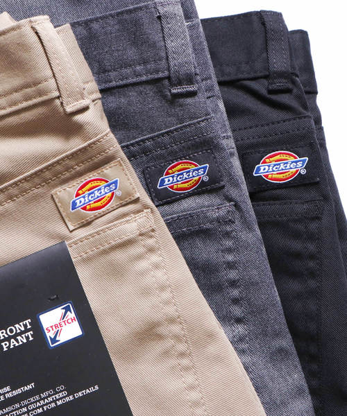Dickies（ディッキーズ）の「Dickies/ディッキーズ TCツイル ストレッチ スリム パンツ（チノパンツ・メンズ・ベージュ/ブラック/チャコールグレー/ネイビー・28inch/36inch/34inch/30inch/32inch）」の17枚目の写真