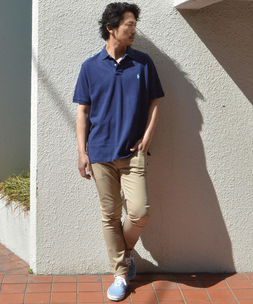 Dickies（ディッキーズ）の「Dickies/ディッキーズ TCツイル ストレッチ スリム パンツ（チノパンツ・メンズ・ベージュ/ブラック/チャコールグレー/ネイビー・28inch/36inch/34inch/30inch/32inch）」の7枚目の写真